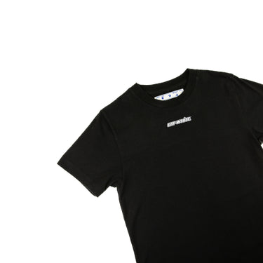 The flat lay of the Off-White Pink Marker Arrows T Shirt.