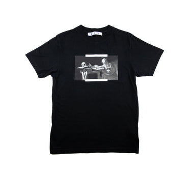 The front of the Off-White Black Caravaggio T-Shirt.