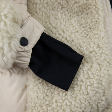 The sleeve of the Moncler Grenoble Apres-Ski Shearling Jacket.