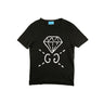 The front of the Gucci Gucci Ghost Diamond Black T Shirt.