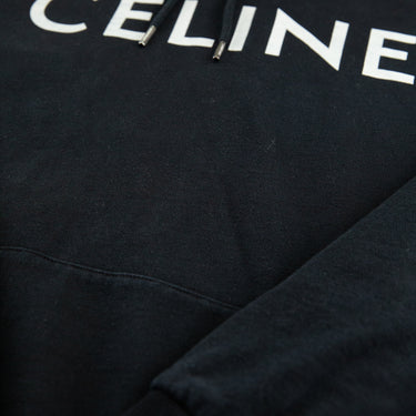 The logo of the Celine Logo Black Hoodie.
