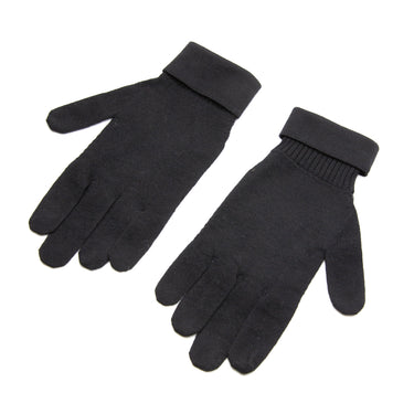 The bottom of the Louis Vuitton Damier Graphite Wool Gloves.