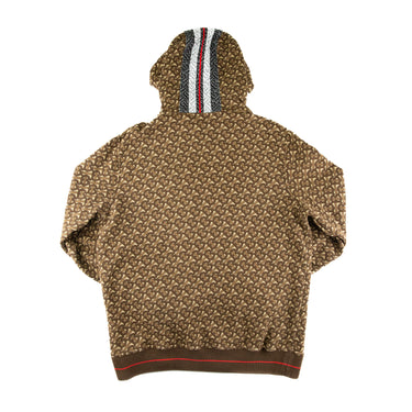 The back of the Burberry TB Monogram Hoodie.