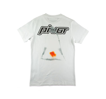 The back of the Off-White Pivot Fish White T Shirt.