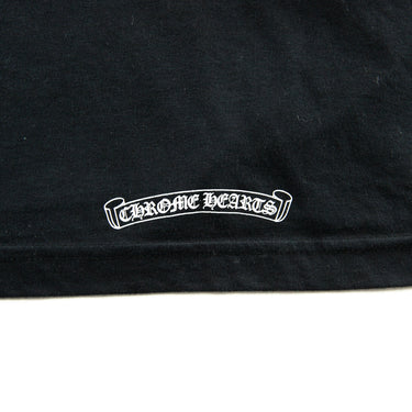 The logo of the Chrome Hearts Los Angeles Shoulder Logo Black Long Sleeve.