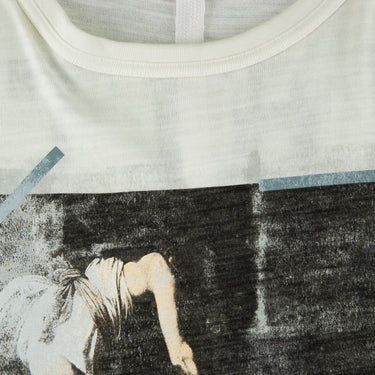The inside label of the Off-White Caravaggio White T Shirt.