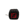 The front of a Fendi Dice Box Bag in Black & Red.