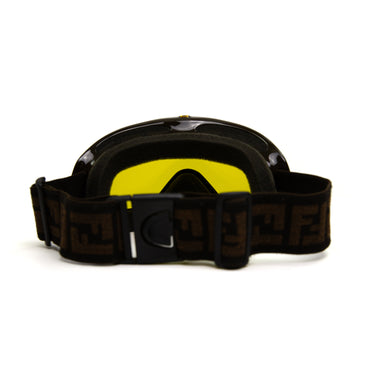 The back of the Fendi Ski Goggles.