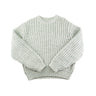 The front of the Kith Lyon Grey Knit Sweater.