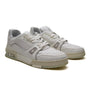 The front of the Louis Vuitton LV White Trainer.