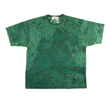 The front of the Stone Island x Supreme FW23 Dark Green T Shirt.