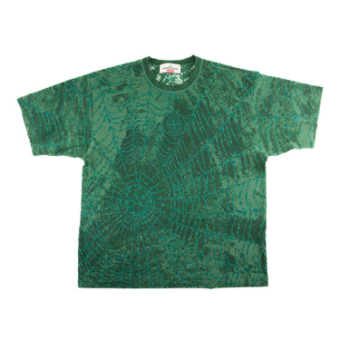 The front of the Stone Island x Supreme FW23 Dark Green T Shirt.