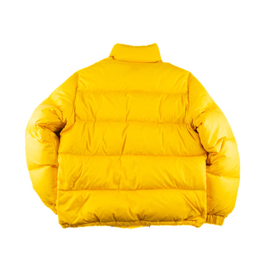 The back of the Moncler Venice Yellow Puffer Jacket.