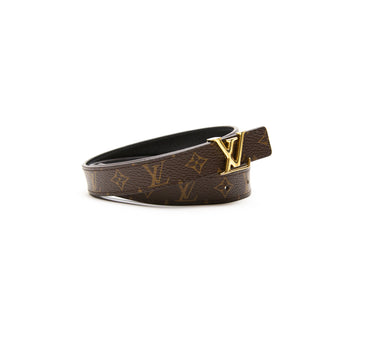 The front of the Louis Vuitton Monogram Belt.