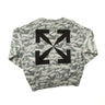 The back of the Off-White Multi Arrows Grey Sweatshirt.