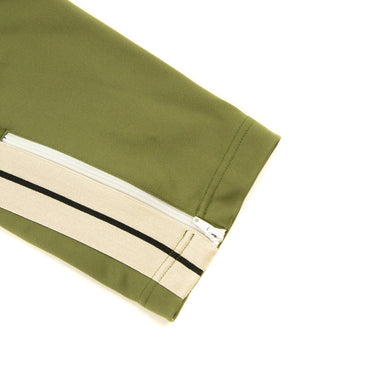The leg of the Palm Angels Khaki Sweatpants S.