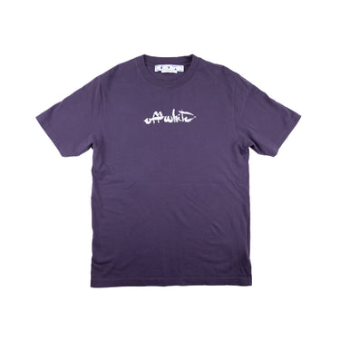 The front of the Off-White Paint Arrows Purple T Shirt.