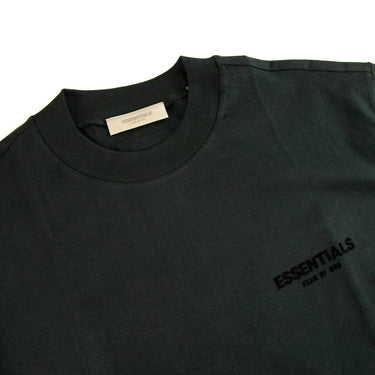The collar of the Fear Of God ESSENTIALS Stretch Limo T Shirt M.