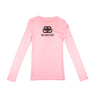 The back of the Balenciaga BB Pink Women's Long Sleeve.