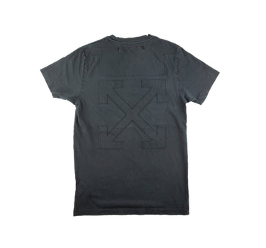 The back of the Off-White 2013 Cutout Arrows Black T-Shirt.