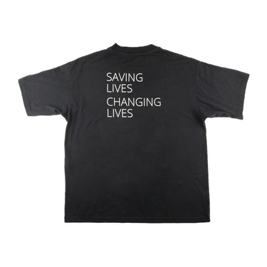 The back of the Balenciaga World Food Programme T Shirt.