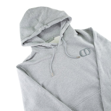 The flat lay of the Dior CD Icon Grey Hoodie.
