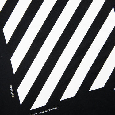 The logo of the Off-White Temperature Diagonal Black T Shirt.