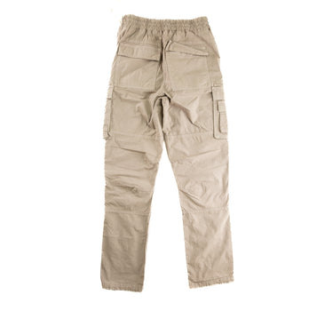 The back of the Represent Beige Cargo Trousers.