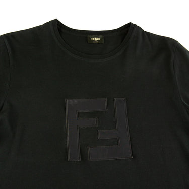 The logo of the Fendi FF T Shirt Black.