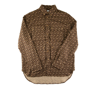 The front of the Burberry TB Monogram Overshirt Jacket.