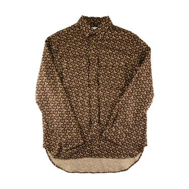 The front of the Burberry TB Monogram Overshirt Jacket.