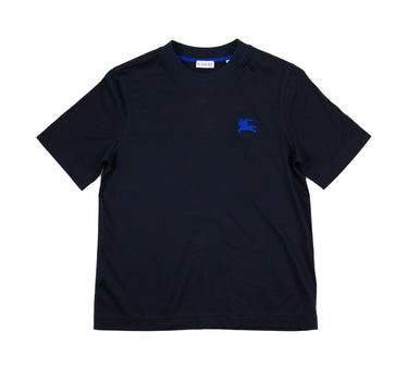 The front of the Burberry Black Cotton T-shirt.