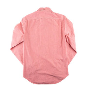 The back of the Burberry Check Red Button Up Shirt.