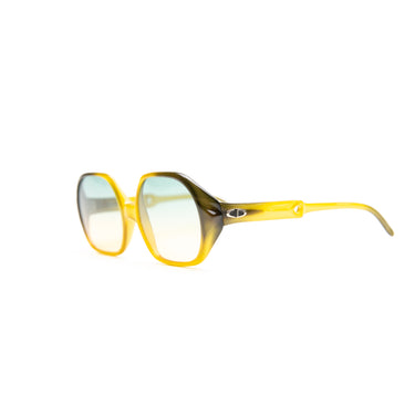 The side of the Dior Orange & Dark Green Sunglasses.