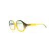The side of the Dior Orange & Dark Green Sunglasses.