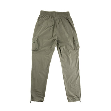 The back of the Represent Green Cargo Trousers.