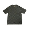 The front of the Burberry Repeat Logo Black T Shirt.