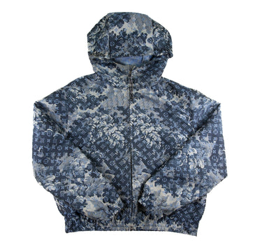 The front of the Louis Vuitton Monogram Tapestry Jacket.