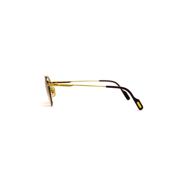 The side of the Cartier Colisee Sunglasses with Custom Oak Gradient Lenses.