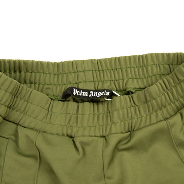The inside label of the Palm Angels  Khaki Sweatpants S.