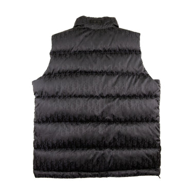 The back of the Dior Black Oblique Gilet .