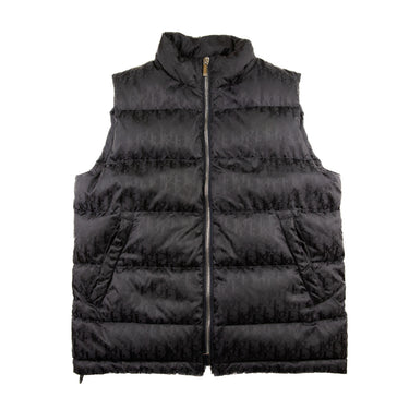The front of the Dior Black Oblique Gilet .