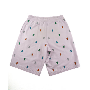 The back of the Burberry Monogram Embroidered Pink Shorts.