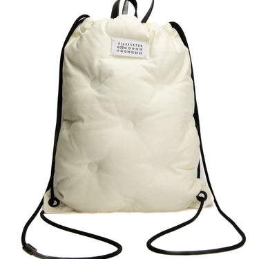 The front of the Maison Margiela Glam Slam Drawstring Backpack.