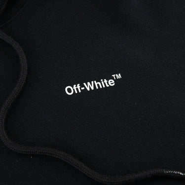 The logo of the Off-White Caravaggio Black Hoodie.