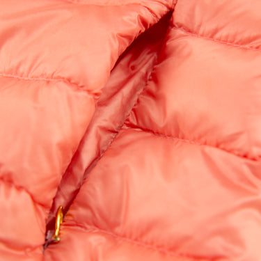 The pocket of the Moncler Liane Pink Gilet.