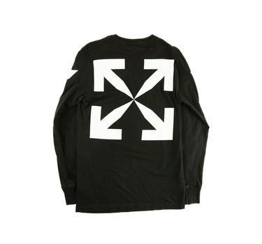 The back of the Off-White Mona Lisa Black Long Sleeve T Shirt.