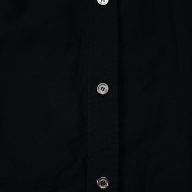 The buttons of the Burberry Black Chain Detail Shirt.