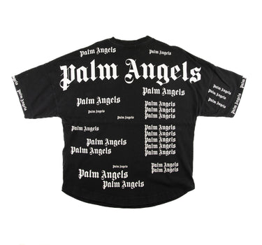 The back of the Palm Angels Multi Logo Black T Shirt.