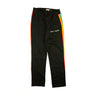 The front of the Palm Angels Rainbow Black Sweatpants.